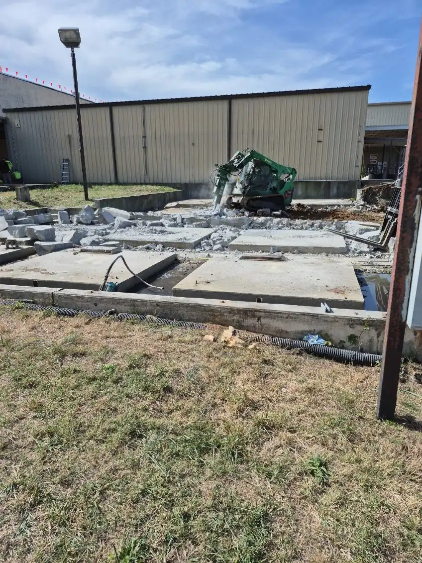 Concrete Slab Demolition — completed debris removal project by Demo Dynasty